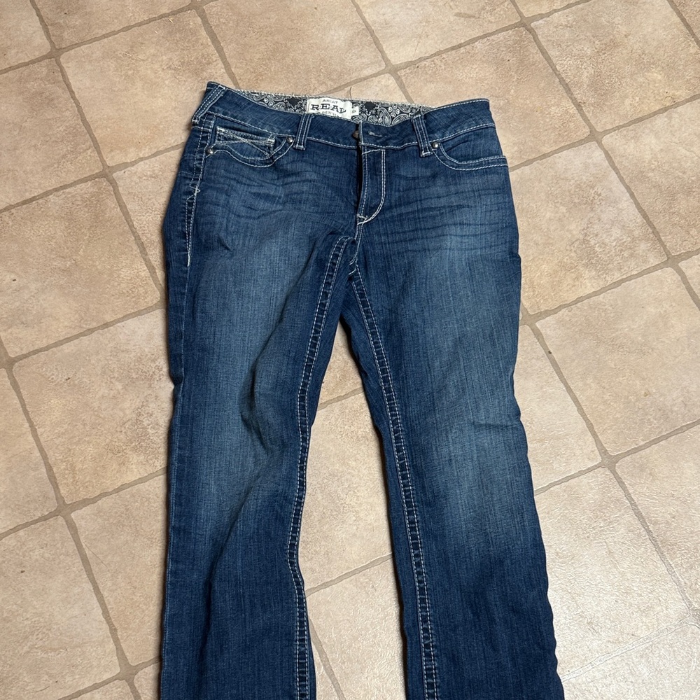 Ariat Women's Dark Blue Boot Cut Jeans